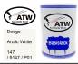 Preview: Dodge, Arctic White, 147 / 9147 / P01: 500ml Lackdose, von ATW Autoteile West.